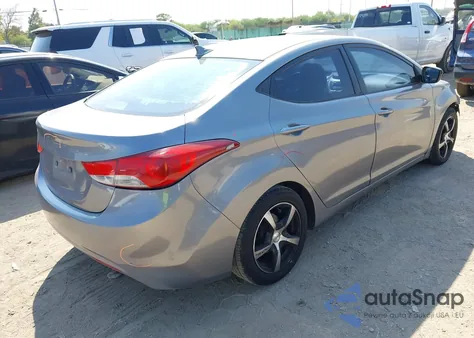 2012 Hyundai Elantra Gls (Ulsan Plant) из США, поврежденный, VIN KMHDH4AE2CU246925